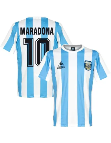 MAILLOT RETRO ARGENTINE MARADONA 1986