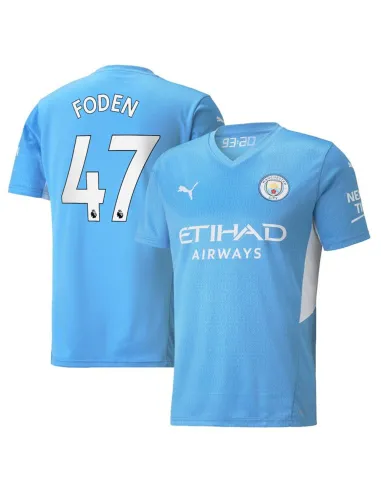 MAILLOT MANCHESTER CITY DOMICILE FODEN 2021-2022