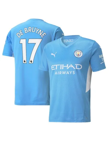 MAILLOT MANCHESTER CITY DOMICILE DE BRUYNE 2021-2022