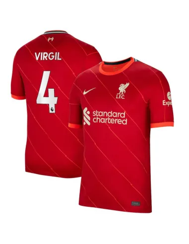 MAILLOT LIVERPOOL DOMICILE VIRGIL VAN DIJK 2021-2022