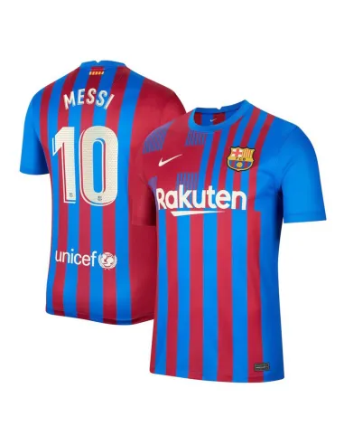 MAILLOT FC BARCELONE DOMICILE MESSI 2021-2022