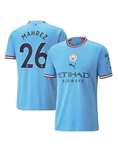 MAILLOT MANCHESTER CITY DOMICILE MAHREZ 2022-2023
