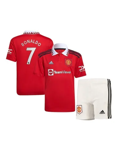 PACK JUNIOR MANCHESTER UNITED DOMICILE RONALDO 2022-2023