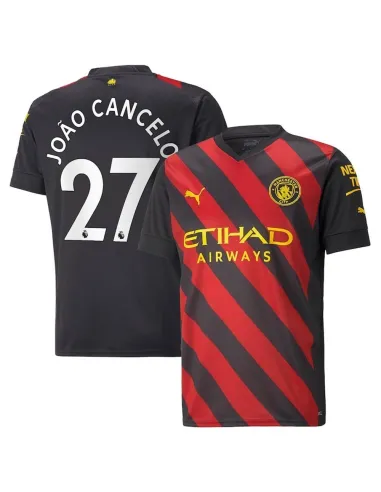 MAILLOT MANCHESTER CITY EXTERIEUR JOAO CANCELO 2022-2023