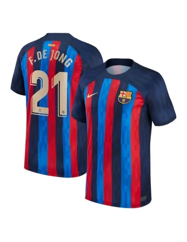 MAILLOT FC BARCELONE DOMICILE FRENKIE DE JONG 2022-2023