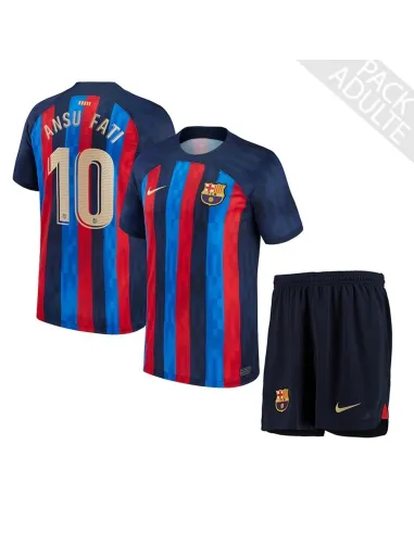 PACK FC BARCELONE DOMICILE ANSU FATI 2022-2023