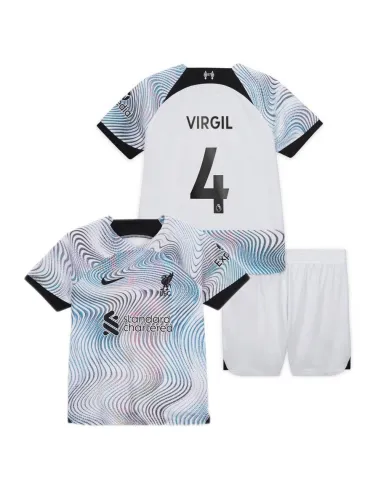 PACK JUNIOR LIVERPOOL EXTERIEUR VIRGIL VAN DIJK 2022-2023