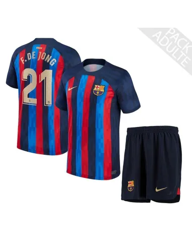 PACK FC BARCELONE DOMICILE FRENKIE DE JONG 2022-2023