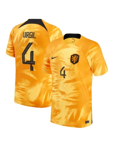 MAILLOT PAYS-BAS DOMICILE VIRGIL VAN DIJK 2022-2023