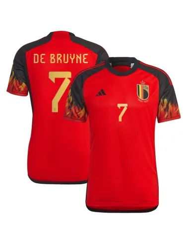 MAILLOT BELGIQUE DOMICILE DE BRUYNE 2022-2023