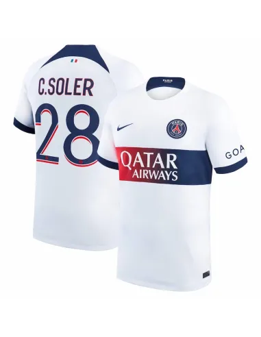 MAILLOT PSG EXTERIEUR CARLOS SOLER 2023-2024