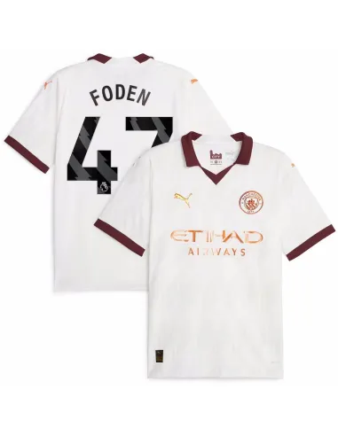 MAILLOT MANCHESTER CITY EXTERIEUR FODEN 2023-2024