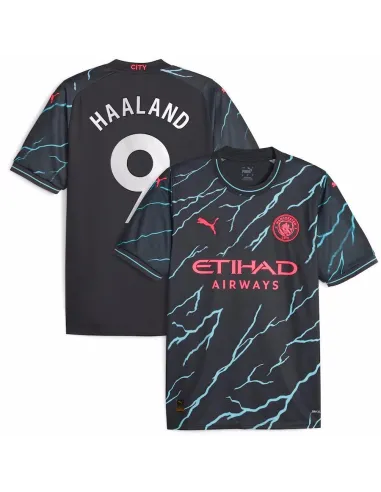MAILLOT MANCHESTER CITY THIRD HAALAND 2023-2024