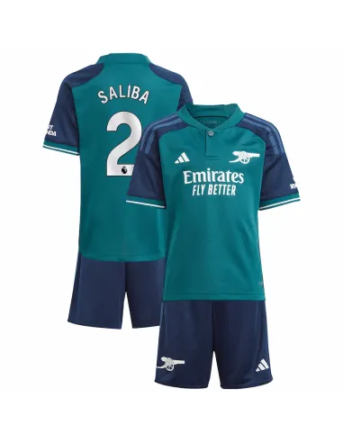 PACK JUNIOR ARSENAL THIRD SALIBA 2023-2024