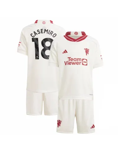 PACK JUNIOR MANCHESTER UNITED THIRD CASEMIRO 2023-2024