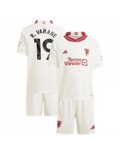 PACK JUNIOR MANCHESTER UNITED THIRD VARANE 2023-2024