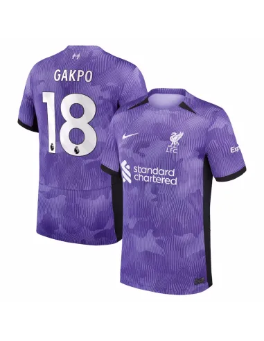 MAILLOT LIVERPOOL THIRD GAKPO 2023-2024