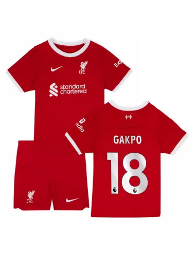 PACK JUNIOR LIVERPOOL DOMICILE GAKPO 2023-2024
