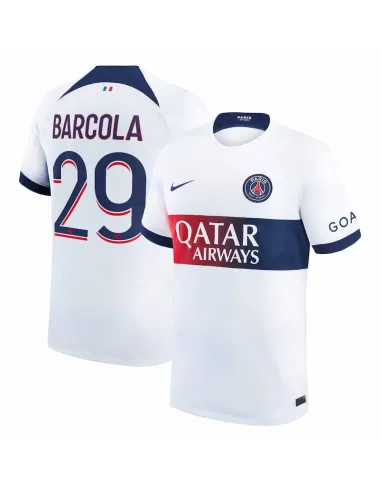 MAILLOT PSG EXTERIEUR BARCOLA 2023-2024