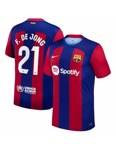 MAILLOT FC BARCELONE DOMICILE FRENKIE DE JONG 2023-2024