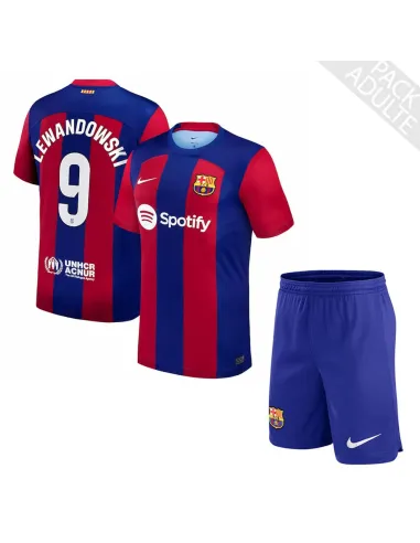 PACK FC BARCELONE DOMICILE LEWANDOWSKI 2023-2024
