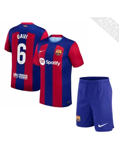 PACK FC BARCELONE DOMICILE GAVI 2023-2024