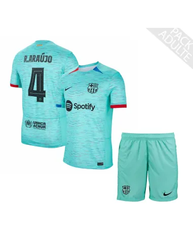PACK FC BARCELONE THIRD RONALD ARAUJO 2023-2024