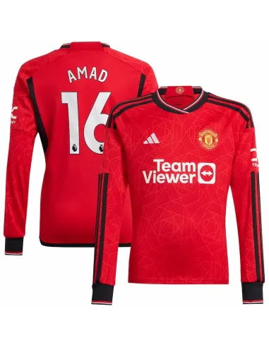 MAILLOT MANCHESTER UNITED DOMICILE AMAD MANCHES LONGUES 2023-2024