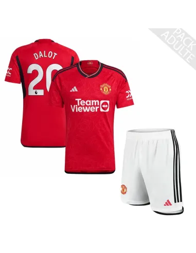 PACK MANCHESTER UNITED DOMICILE DALOT ENSEMBLE 2023-2024