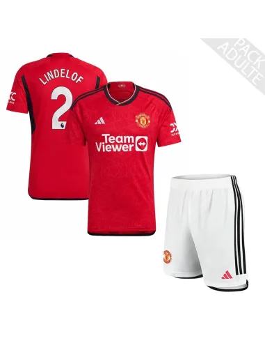 PACK MANCHESTER UNITED DOMICILE LINDELOF ENSEMBLE 2023-2024