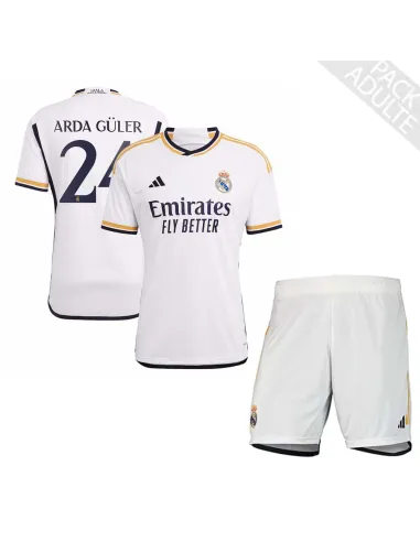 PACK REAL MADRID DOMICILE ARDA GULER 2023-2024