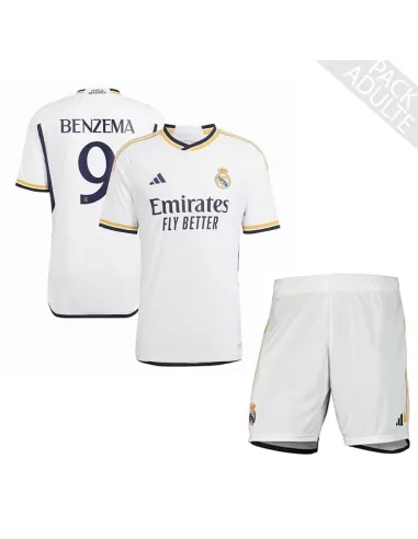 PACK REAL MADRID DOMICILE BENZEMA 2023-2024
