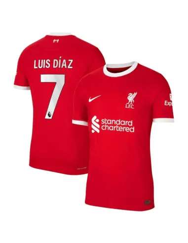 MAILLOT LIVERPOOL DOMICILE LUIS DIAZ VERSION VAPOR MATCH 2023-2024