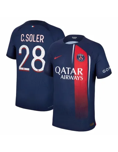 MAILLOT PSG DOMICILE CARLOS SOLER VERSION VAPOR MATCH 2023-2024