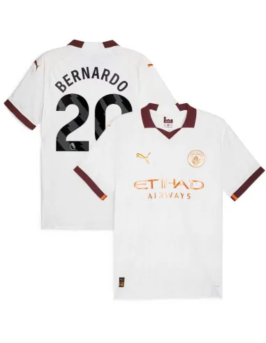 MAILLOT MANCHESTER CITY EXTERIEUR BERNARDO VERSION AUTHENTIC 2023-2024