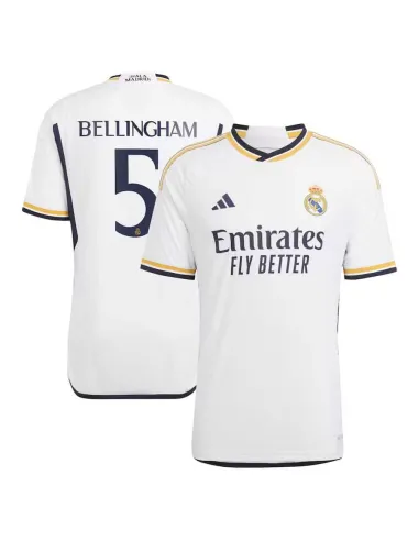 MAILLOT REAL MADRID DOMICILE BELLINGHAM VERSION AUTHENTIC 2023-2024