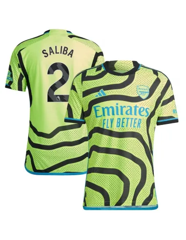 MAILLOT ARSENAL EXTERIEUR SALIBA VERSION AUTHENTIC 2023-2024