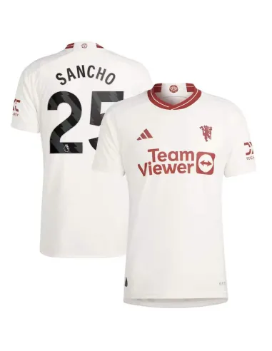 MAILLOT MANCHESTER UNITED THIRD SANCHO VERSION AUTHENTIC 2023-2024