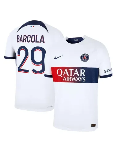 MAILLOT PSG EXTERIEUR BARCOLA VERSION VAPOR MATCH 2023-2024