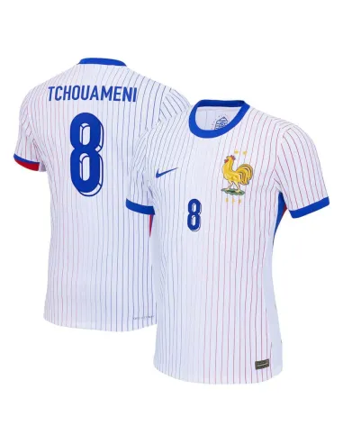 MAILLOT FRANCE EXTERIEUR TCHOUAMENI DRI-FIT ADV VAPOR MATCH 2024-2025