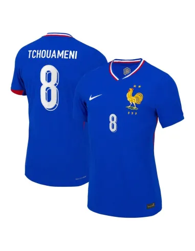 MAILLOT FRANCE DOMICILE TCHOUAMENI DRI-FIT ADV VAPOR MATCH 2024-2025