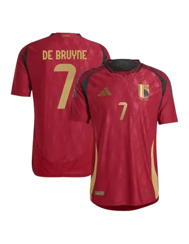 MAILLOT BELGIQUE DOMICILE HEAT RDY AUTHENTIC DE BRUYNE 2024-2025