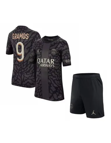 PACK JUNIOR PSG GONCALO RAMOS THIRD 2023-2024