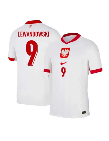 MAILLOT POLOGNE LEWANDOWSKI DOMICILE 2024-2025