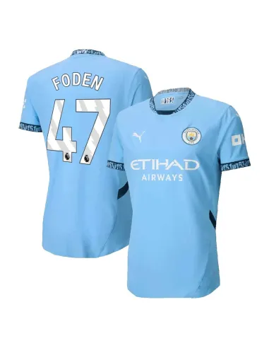 MAILLOT MANCHESTER CITY DOMICILE FODEN AUTHENTIC 2024-2025